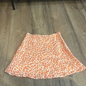 Leopard skirt